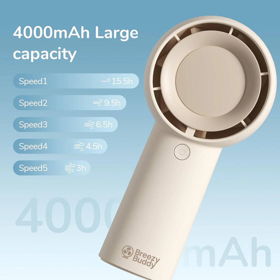 BreezyBuddy™ Handheld Cooling Fan