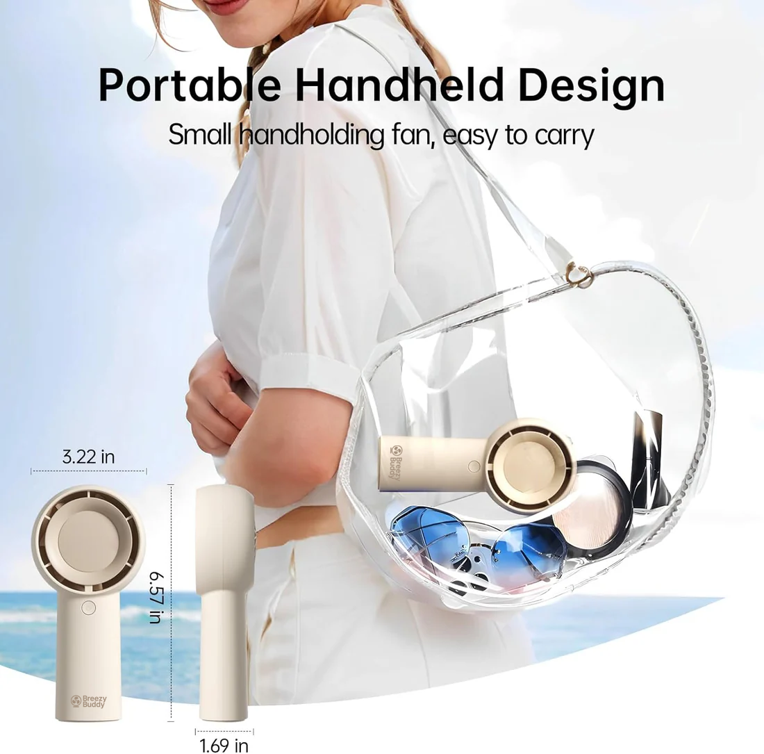 BreezyBuddy™ Handheld Cooling Fan